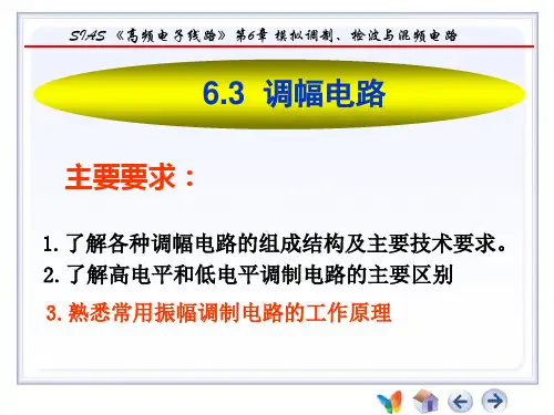 调幅电路ppt课件
