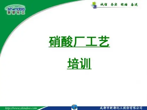 硝酸厂工艺培训