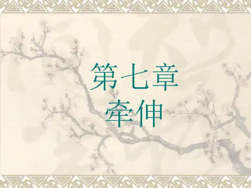 纺纱学第07章 牵伸