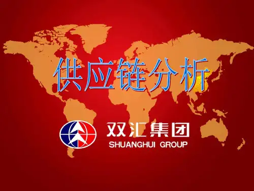 双汇供应链案例