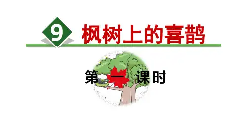 (部编版)小学语文二级下册《枫树上的喜鹊》PPT优质课件
