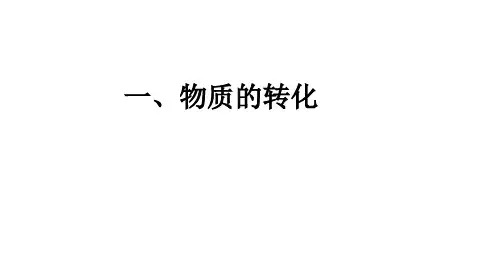 中考化学二轮复习：物质的转化和推断(14张PPT)