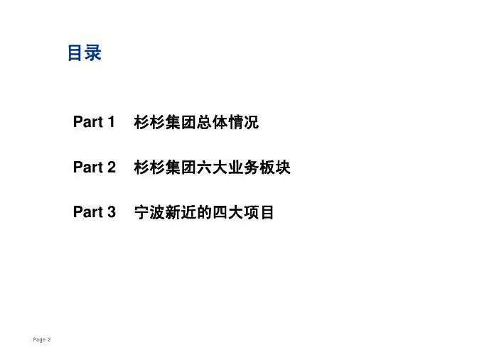 杉杉集团有限公司介绍-简明版20120519