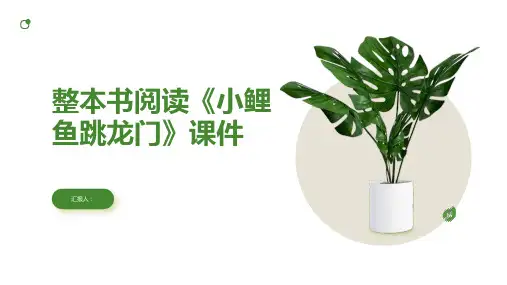 整本书阅读《小鲤鱼跳龙门》(课件)
