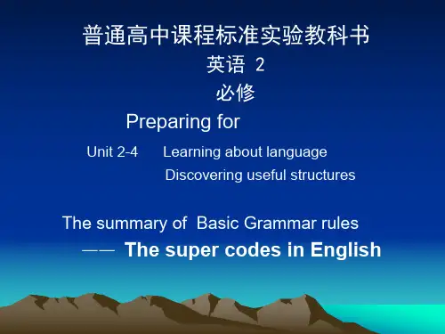人教版高中英语必修2Unit3Using Language 课件