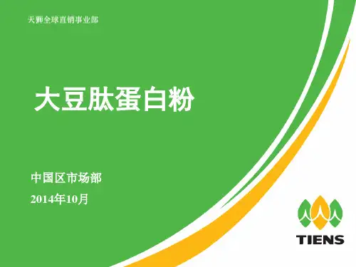 大豆肽蛋白粉PPT课件