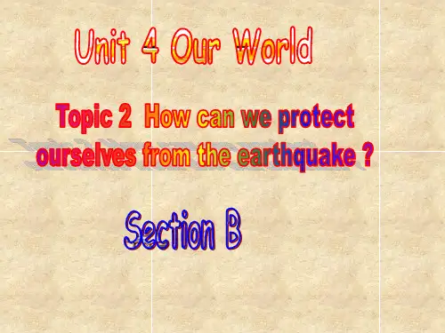 仁爱版八年级英语上册 Unit 4 Topic 2 Section B 课件 (共26张PPT)