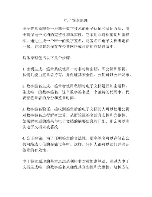 电子签章原理