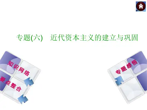 近代资本主义的建立与巩固(详细)