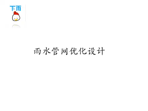 雨水管网优化设计