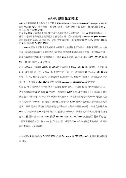 mRNA差别显示技术