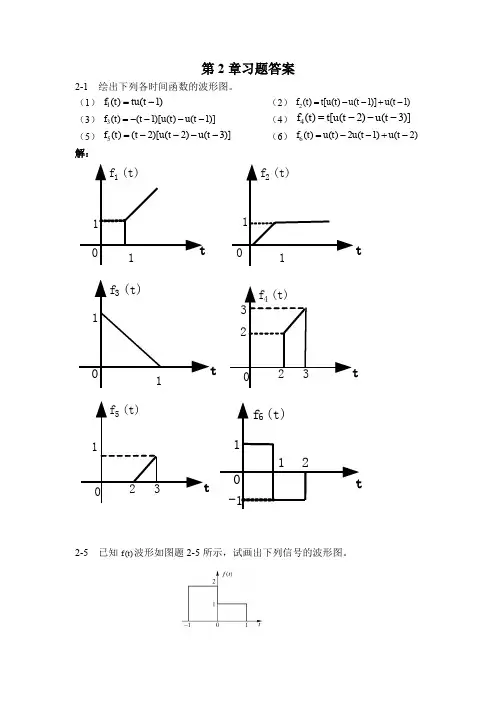 信号系统习题解答