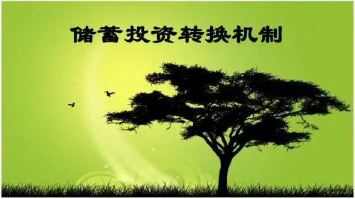 储蓄投资转换机制