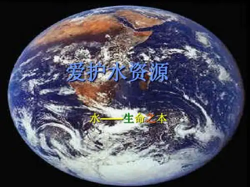 保护水资源课件