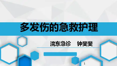 多发伤的急救护理PPT课件