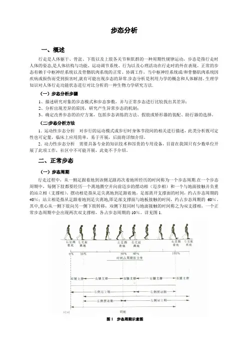 步态分析【范本模板】