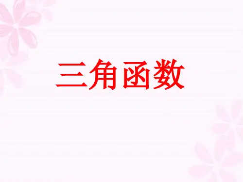 北京市高三数学二轮复习：三角函数(共64张PPT)