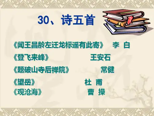 30_诗五首