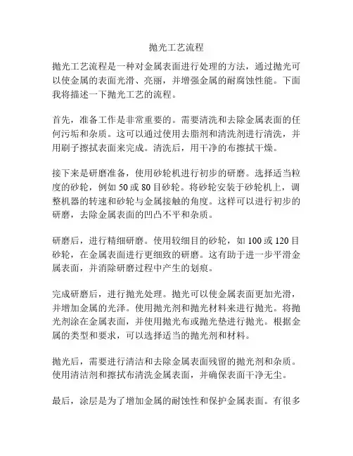 抛光工艺流程