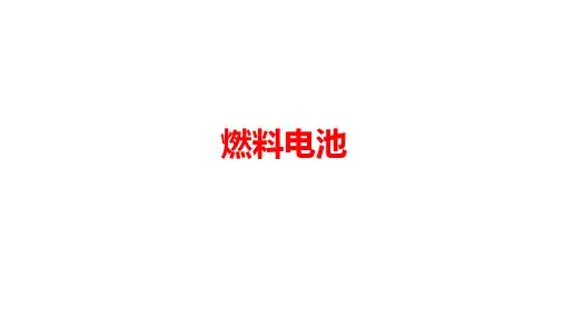 燃料电池(课件)