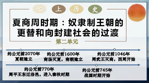 2-4《夏商西周王朝的更替》课件精品