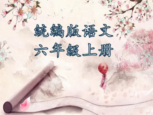 部编版六年级语文上册21文言文二则课后练课件(20张PPT)