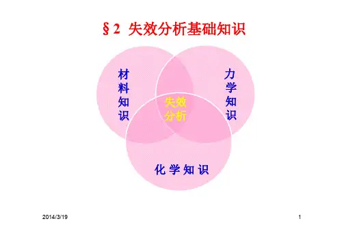 第2章 失效分析基础知识-最终版