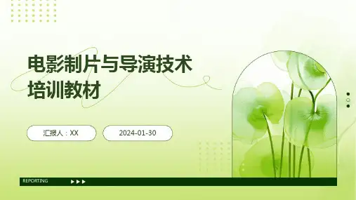 电影制片与导演技术培训教材
