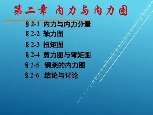 材料力学基本第二章 内力与内力图