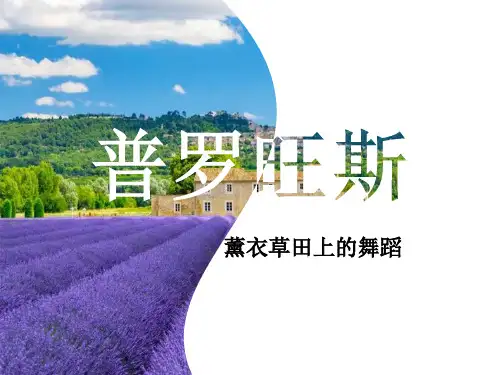 普罗旺斯PPT模版