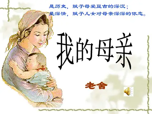 人教版人文地理下册 423 母亲河 课件(共20张PPT)