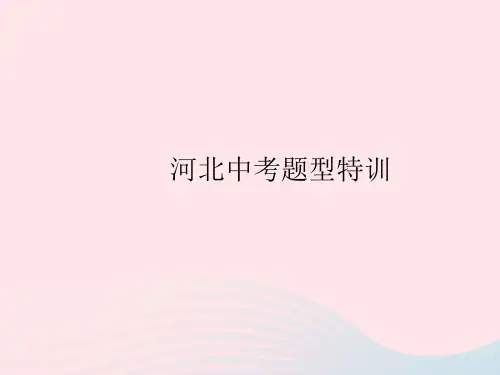 河北专版2023九年级英语全册Unit7中考题型特训作业课件新版人教新目标版