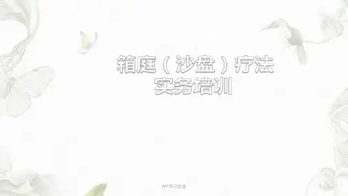 箱庭(沙盘)疗法课件