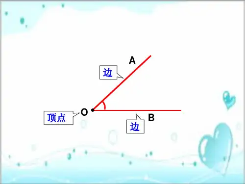 平角和周角的认识