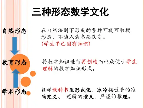 数学教学案例(自然、学术、教学形态)