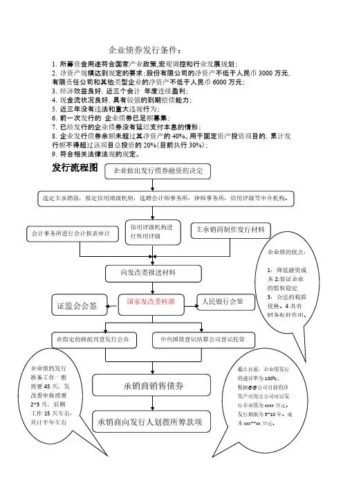 【VIP专享】企业债发行条件及流程图_文档