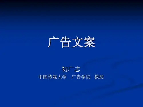 广告文案写作概论