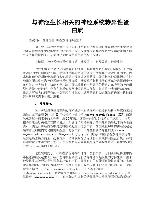 与神经生长相关的神经系统特异性蛋白质