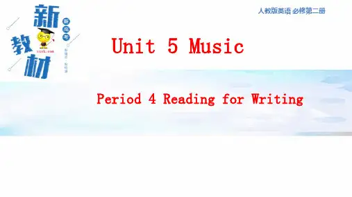 B2-unit5-第二篇课文  Reading for Writing
