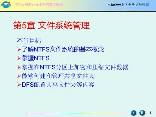 文件系统管理PPT课件