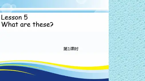 最新科普版四年级下英语课件Book 4B Lesson5-1