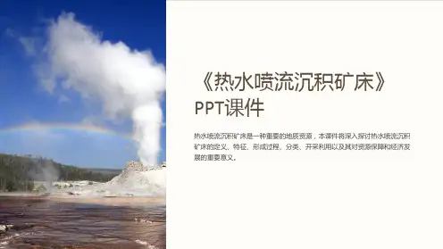 《热水喷流沉积矿床》课件