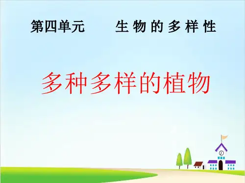 【教科版】多种多样的植物PPT公开课课件