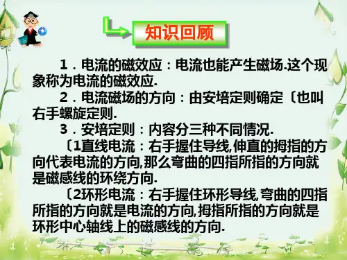 磁场对通电导线的作用