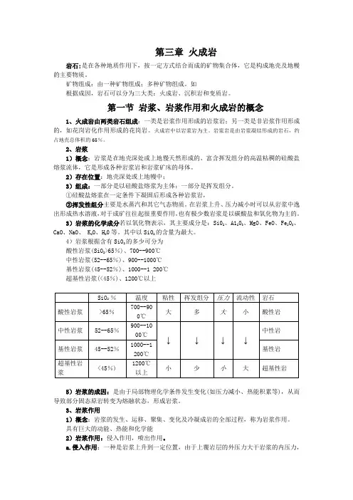 第三章 火成岩