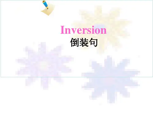 高考英语二轮复习倒装句PPT课件)