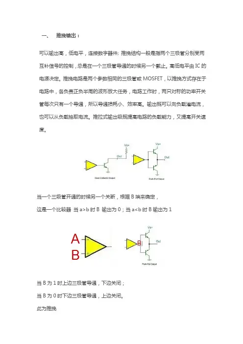 STM32推挽输出、开漏输出、上拉输入详解