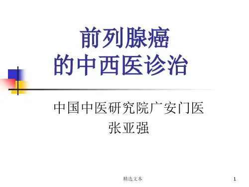 前列腺癌-课件(PPT演示)