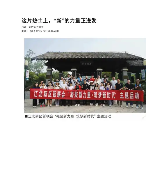 这片热土上，“新”的力量正迸发