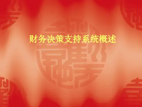 财务决策支持系统解读(ppt 51页)